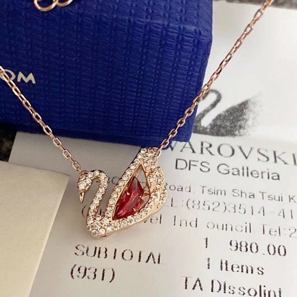 Swarovski DANCING SWAN modern European and American gift...